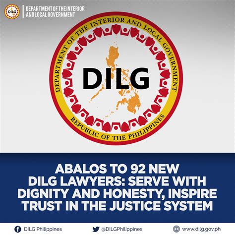Abalos to 92 new DILG lawyers: Serve with dignity and honesty, .